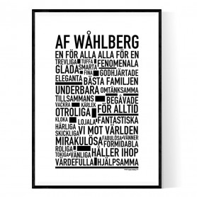 Af Wåhlberg Poster