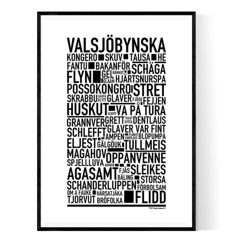 Valsjöbynska Poster