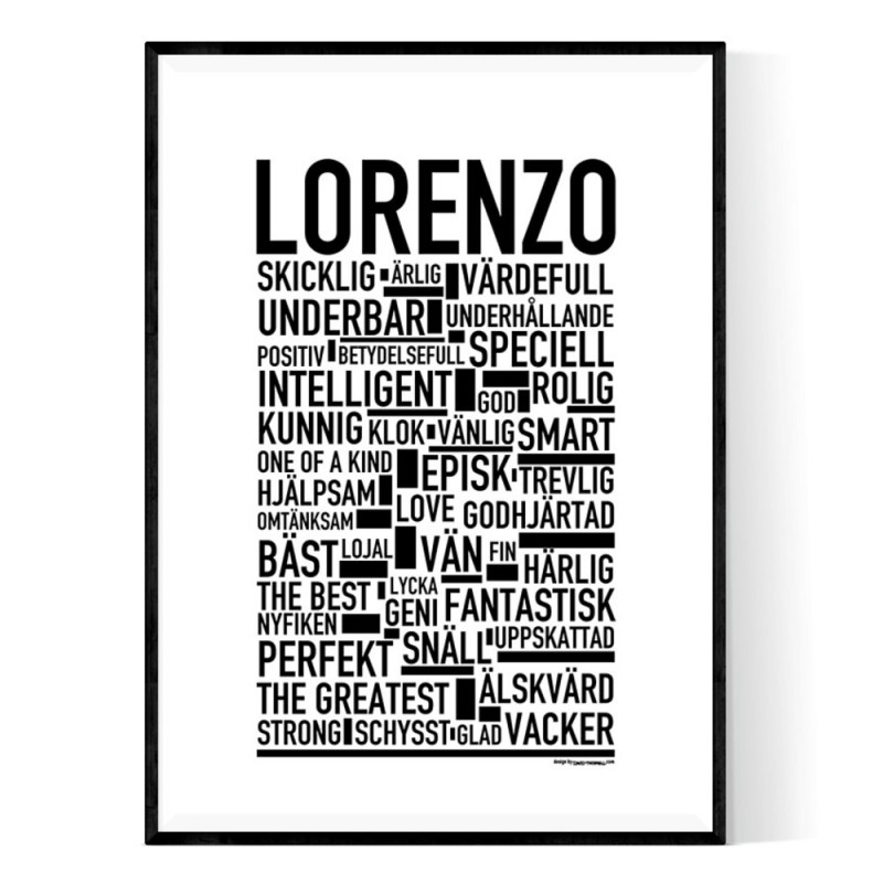Lorenzo Poster