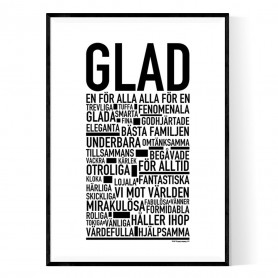 Glad Poster