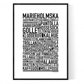 Marieholmska Poster