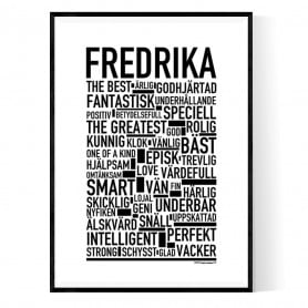Fredrika Namn Poster