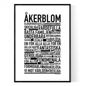 Åkerblom Poster