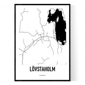 Lövstaholm Karta