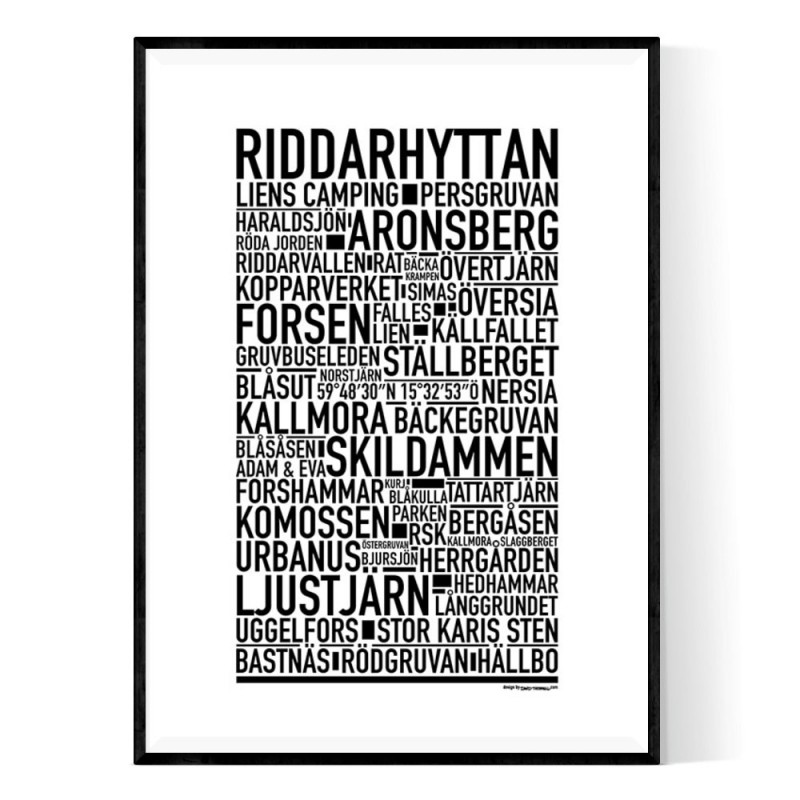 Riddarhyttan Poster