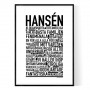 Hansén Poster