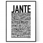 Jante Poster