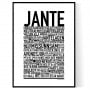Jante Poster