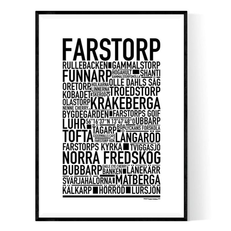 Farstorp Poster