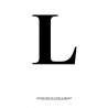Alfabet L Poster
