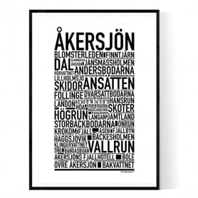 Åkersjön Poster