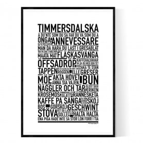 Timmersdalska Poster