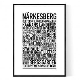 Närkesberg Poster