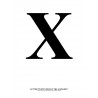 Alfabet X Poster