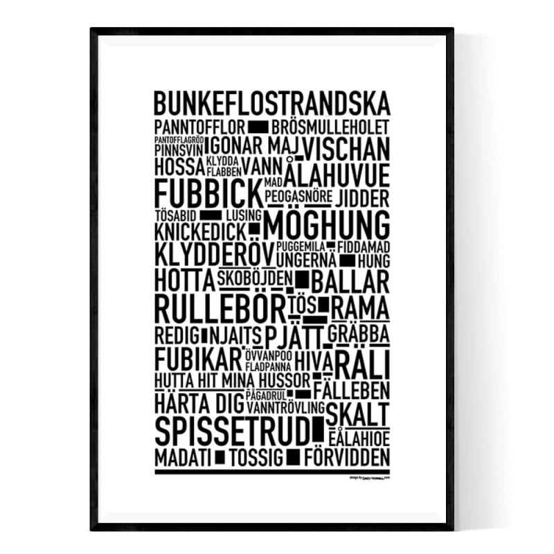 Bunkeflostrandska Poster