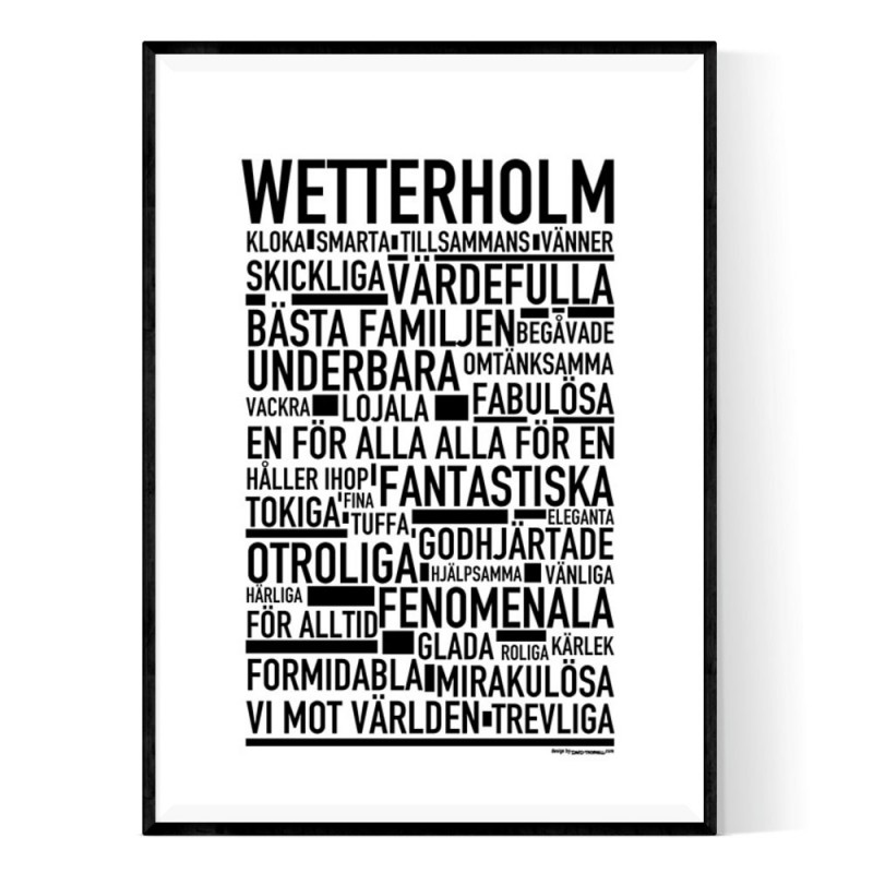 Wetterholm Poster
