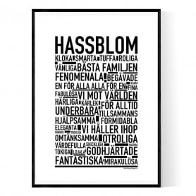 Hassblom  Poster