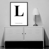 Alfabet L Poster