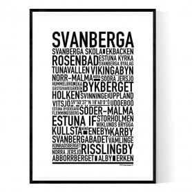 Svanberga Poster