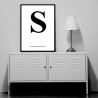 Alfabet S Poster