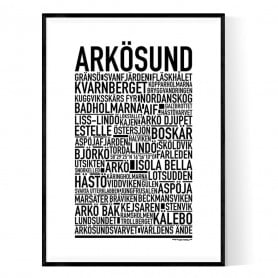 Arkösund Poster