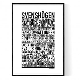 Svenshögen Poster
