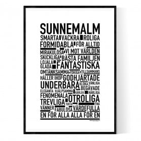 Sunnemalm Poster