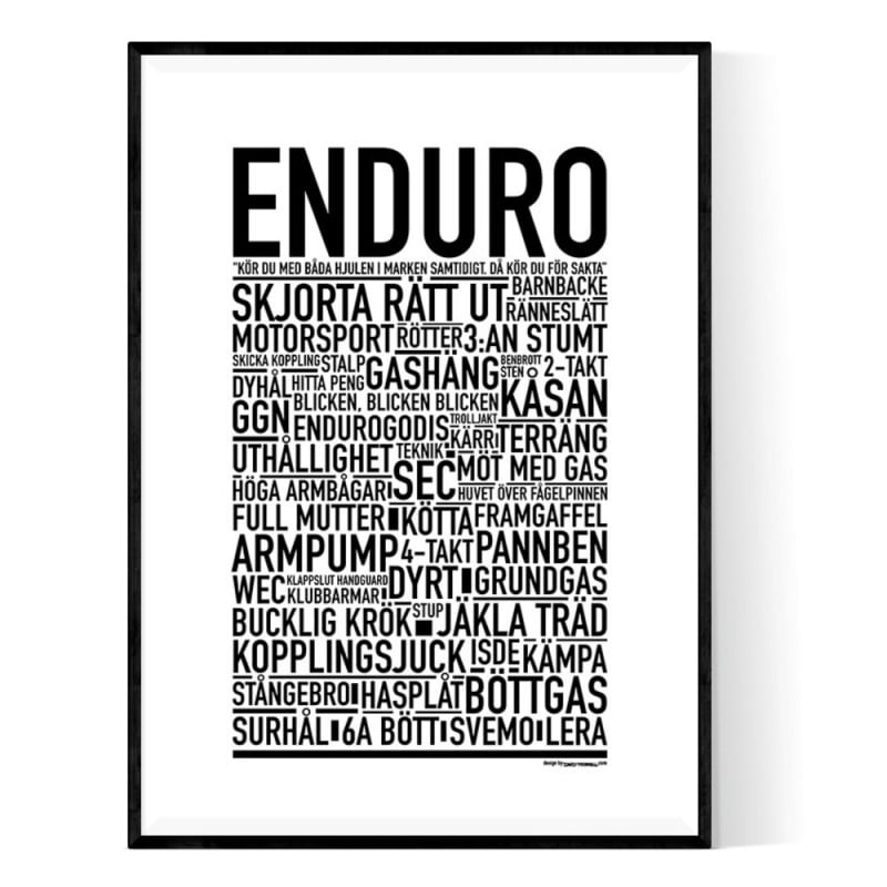 Enduro Poster