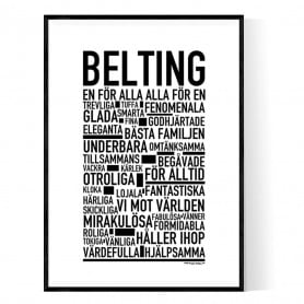 Belting Poster