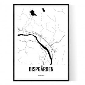 Bispgården Karta Poster