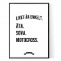 Motocross Livet Poster