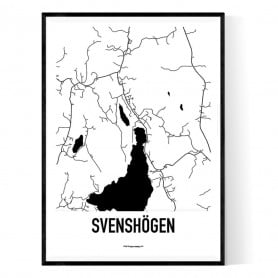 Svenshögen Karta