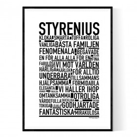 Styrenius Poster