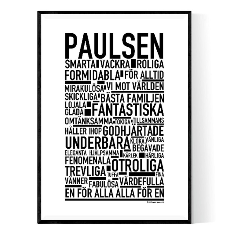 Paulsen Poster