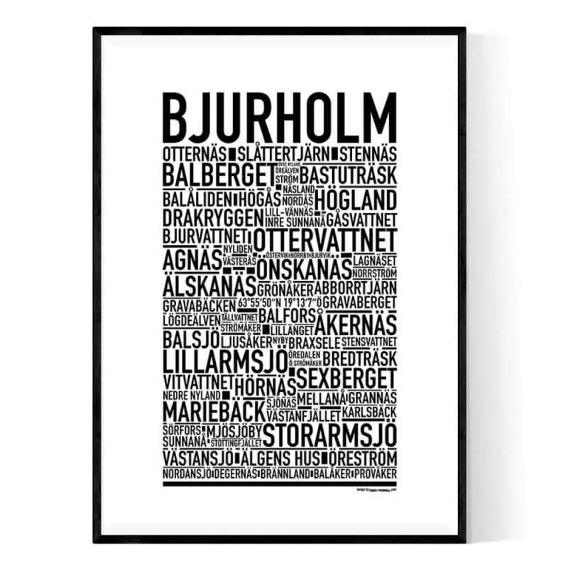 Bjurholm Poster