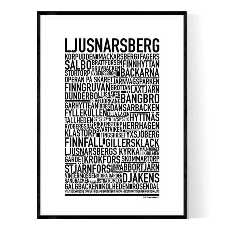 Ljusnarsberg Poster