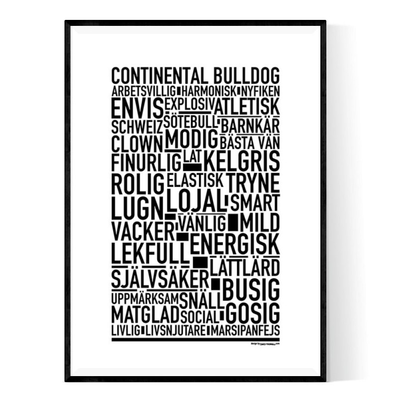 Continental Bulldog Poster