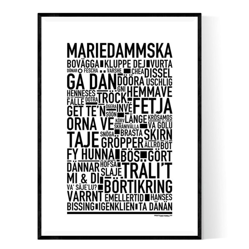 Mariedammska Poster