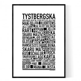 Tystbergska Poster
