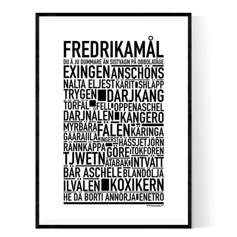 Fredrikamål Poster