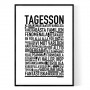Tagesson Poster