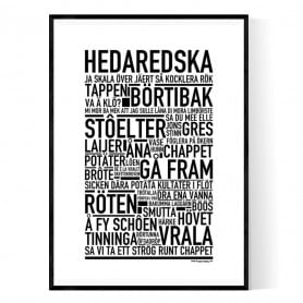 Hedaredska Poster