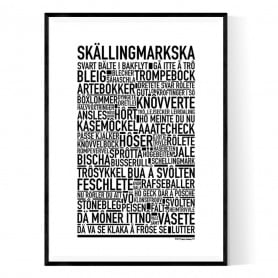 Skällingmarkska Poster