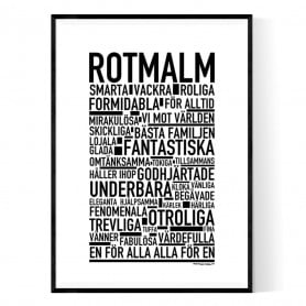 Rotmalm Poster