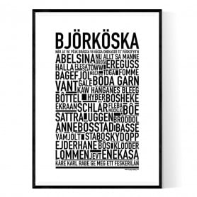 Björköska Poster