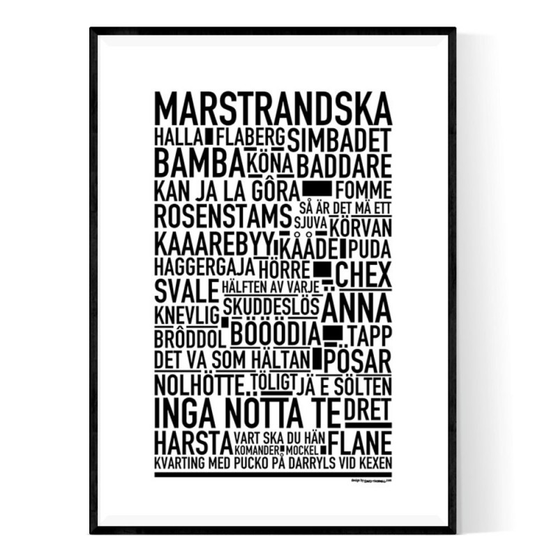 Marstrandska Poster