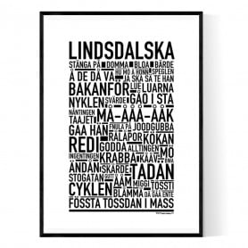 Lindsdalska Poster
