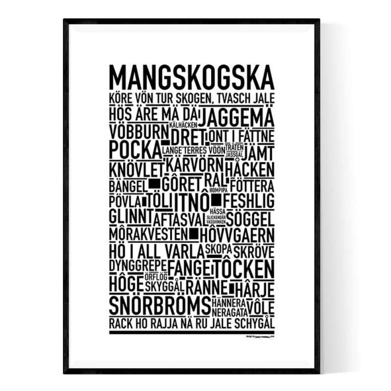 Mangskogska Poster