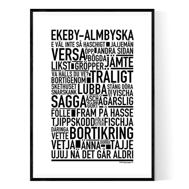 Ekeby-Almbyska Poster