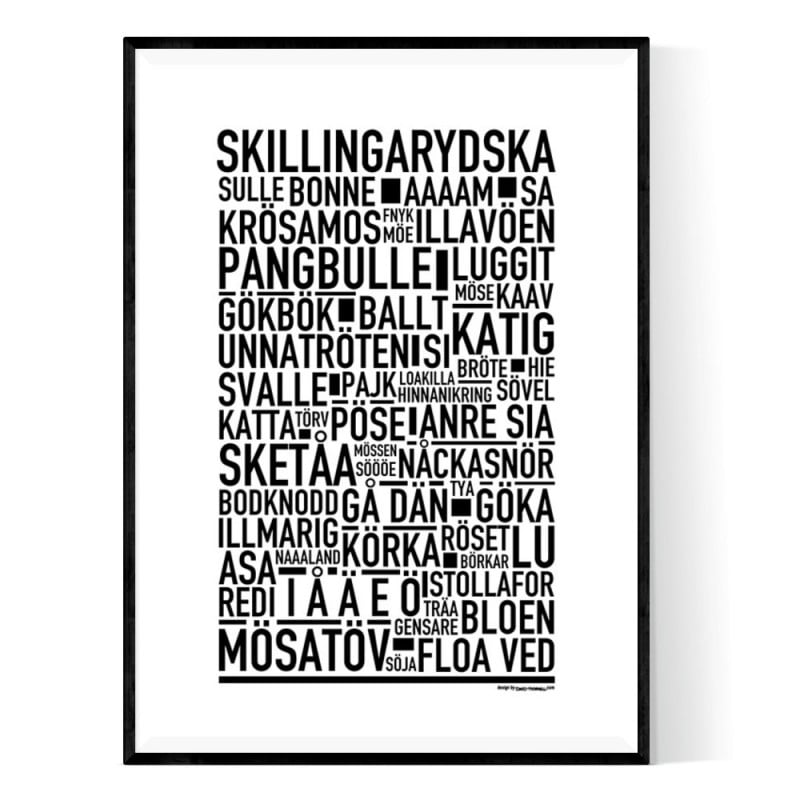 Skillingarydska Poster